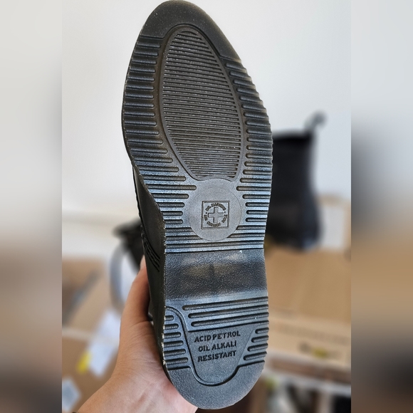 NEW Dr Martens Western Black Cowboy Boots Doc Martins WITH BOX - Picture 6 of 8